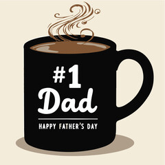 Father’s Day Typography Design Set with Inspirational Quotes, Minimalist Text Art on White Background