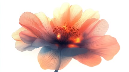 Delicate Flower Close-up, Soft Hues