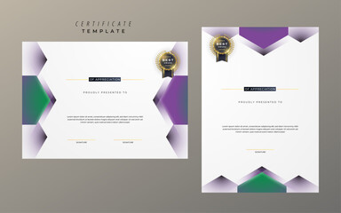 Creative Color Corporate Certificate Format