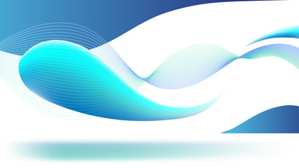 Colorful Fluid Wave Gradient Background Style