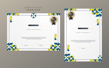 Creative Color Corporate Certificate Format