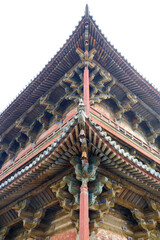 Naklejka premium Dule Temple, Jizhou District, Tianjin, China