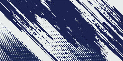 Abstract halftone wave dots background. Futuristic twisted grunge pattern, dots, circles. Vector modern optical pop art texture for posters, business  modern grunge