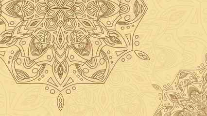 Elegant Mandala Decorative Background Design
