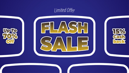 Discounts Flash Sale Event Template Design