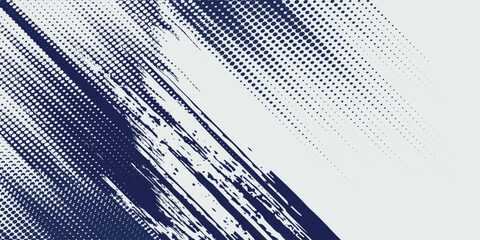 Abstract halftone wave dots background. Futuristic twisted grunge pattern, dots, circles. Vector modern optical pop art texture for posters, business  modern grunge