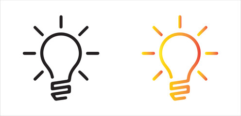 light bulb idea concept