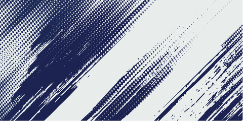 Abstract halftone wave dots background. Futuristic twisted grunge pattern, dots, circles. Vector modern optical pop art texture for posters, business  modern grunge