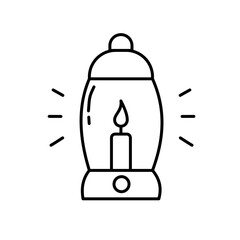 vector illustration of a latern
