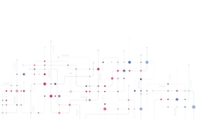 Digital technology background. Concept with technology line. Circuit board background technology