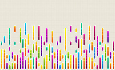Colorful dot pixel modern background