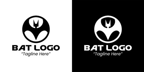 Sleek and Professional Bat Logo Design for Corporate Branding and Marketing