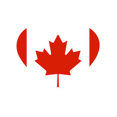 Canada Flag of Heart
