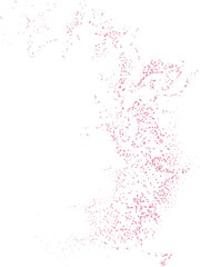 Rose Gold Glitter Curve