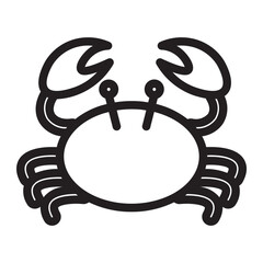 crab Line Icon