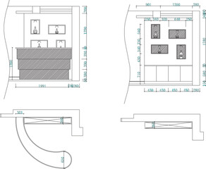 vector illustration of architectural design of interior furniture backdrop of modern residential room