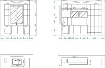 vector illustration of architectural design of interior furniture of modern residential room