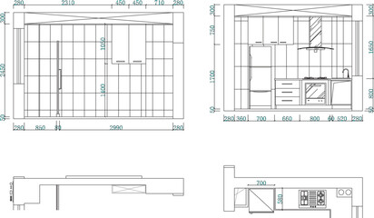 vector illustration of architectural design of interior furniture of modern residential room
