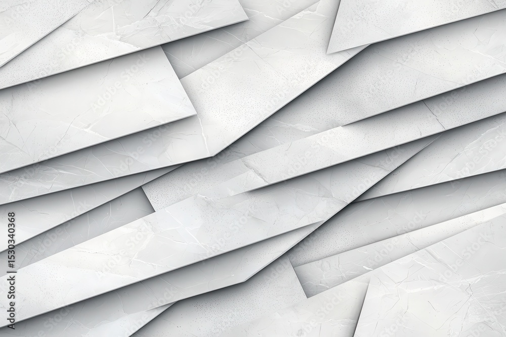 Wall mural abstract light gray textured background with geometric shapes