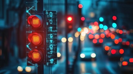 A self-learning AI system controlling traffic lights through smart WiFi 