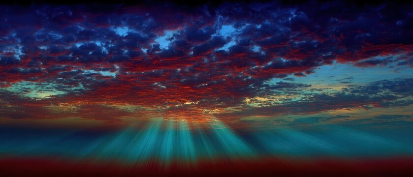 Dramatic sunset clouds (2)