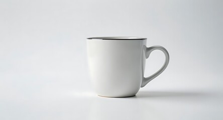 Fototapeta premium White Mug on White Background