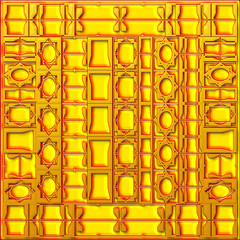 3d Gold abstract background vector illustration