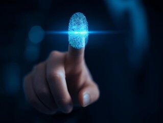 Innovative fingerprint scanning technology for security access.