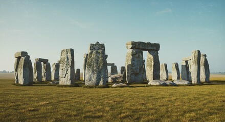 Stonehenge England Ancient Megalithic Stone Circle Landscape Photography