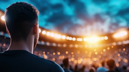 Community Fans coming together in the stadium, supporting their local team during an exciting match.