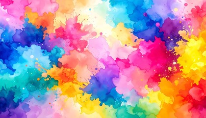 Obraz premium vector watercolor background splash art design illustration