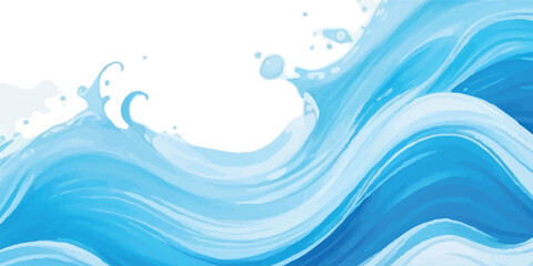 Elegant Blue Watercolor Texture Background with Transparent Layers and Fluid Motion Effect for Background Design Use. High-Resolution Soft Blue Watercolor Background with Subtle Color Variations