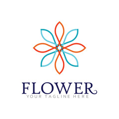 Creative Floral Logo Concept with Harmony in Shape and Form