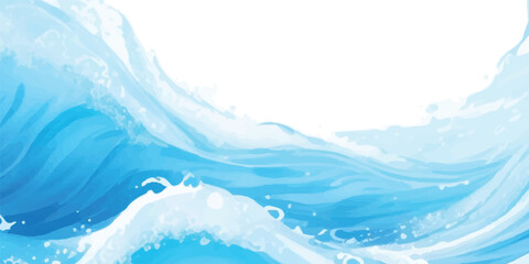 Transparent abstract soft green and blue abstract water color ocean wave texture background. Elegant Blue Gradient Watercolor Abstract Background with Subtle Paper Texture and Layered Paint Flow"