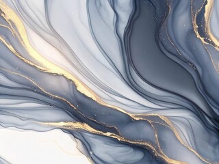 Obraz premium Abstract layered texture inspired by natural geological formations and fluid motion. The flowing contours and organic rhythm create a versatile backdrop suitable for portraits, greeting cards, banners