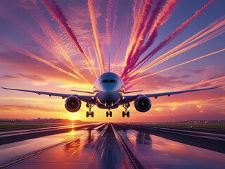 taking off