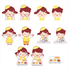 Children, infants, cleanliness, meals, eating habits, children