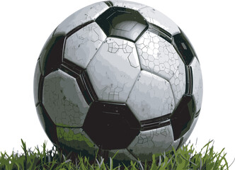 soccer ball on green grass