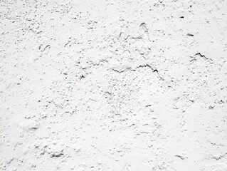 Close-Up Texture of Cracked White Wall Surface for Background Use