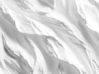 Textured White Surface with Waves and Creases in Natural Lighting
