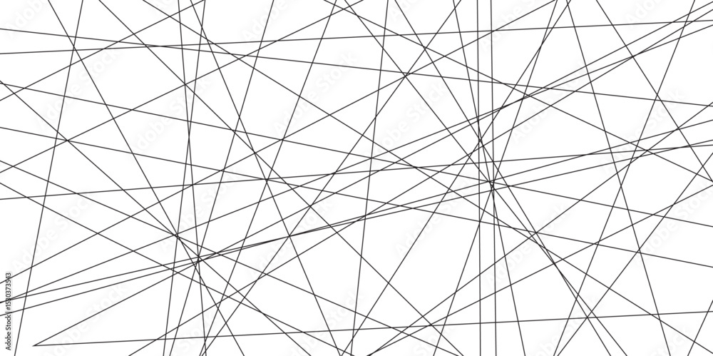 Aufkleber abstract black lines with white background. creative and geometric shape with white luxury pattern a