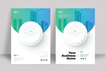 Corporate Book Cover Design Template in A4. Can be adapt to Brochure, Annual Report, Magazine, Poster, Business Presentation, Portfolio, Flyer, Banner, Website.