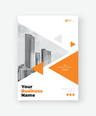 Corporate Book Cover Design Template in A4. Can be adapt to Brochure, Annual Report, Magazine, Poster, Business Presentation, Portfolio, Flyer, Banner, Website.