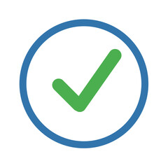 checklist icon correct, simple tick icon