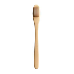 Wooden toothbrush essential oral care zero waste hygiene product on transparent background