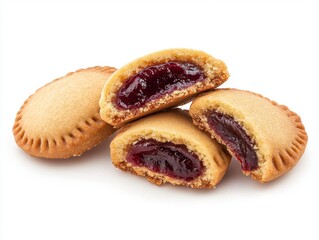 cookies on a white background