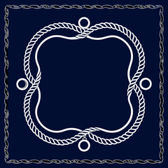 vector frame with lace