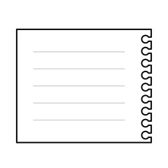 シンプルなルーズリーフのイラスト