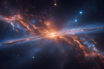 Astrophysics background, stars, cosmic energy waves