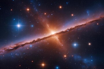 Astrophysics background, stars, cosmic energy waves